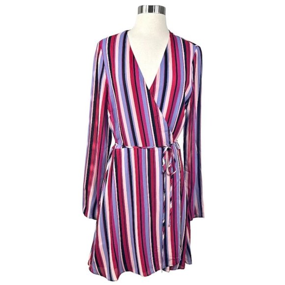 Reformation Dresses & Skirts - Reformation Anya Wrap Dress Luisa Stripe
